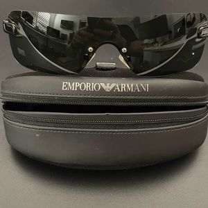 Emporio Armani “Terminator” shades.